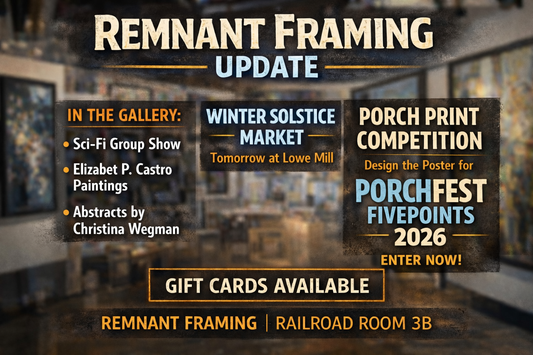 Winter Solstice Market and What’s On the Walls