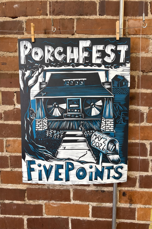 PorchFest FivePoints Festival Print Pre Order